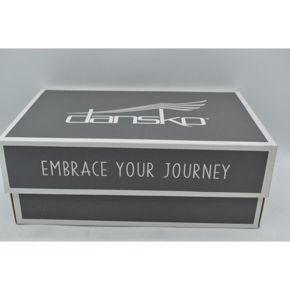 Dankso EU 38 US 7.5-8 Carrie Burnished Black Nubuck Slip On Clogs Shoes - Picture 15 of 16